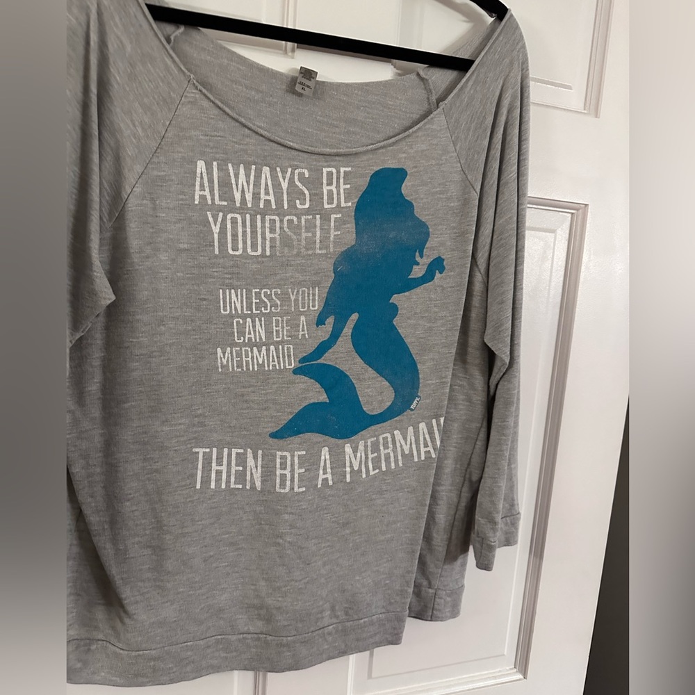 Long sleeve mermaid tshirt